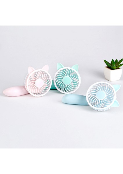 El USB Fan Soğutucu Taşınabilir 3 Hız Ayarlanabilir Mini Şarj Edilebilir Kullanışlı Küçük Masa Masaüstü Yeşil (Yurt Dışından) fiyatları