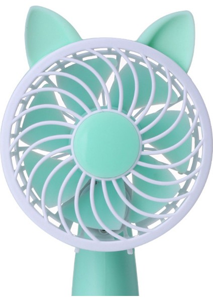 El USB Fan Soğutucu Taşınabilir 3 Hız Ayarlanabilir Mini Şarj Edilebilir Kullanışlı Küçük Masa Masaüstü Yeşil (Yurt Dışından) indirimleri
