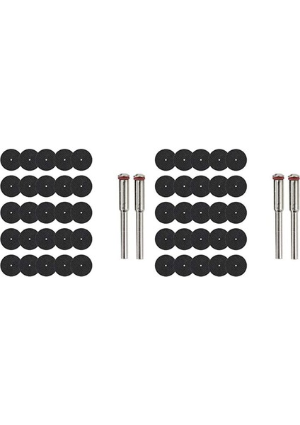 50 Adet 32MM Taşlama Çarkı Mandreller ile Döner Aletler Için Reçine Kesme Diski Mini Dairesel Testere Bıçağı Döner Kesme Tekerleği (Yurt Dışından)