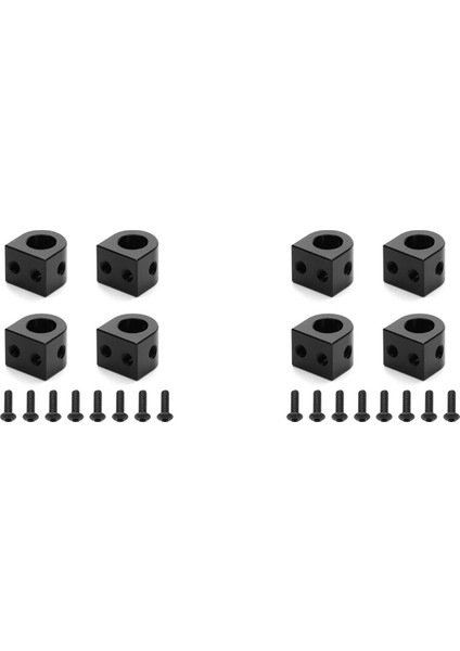 8x Lcg Alt Ağırlık Merkezi Metal Gövde Direk Montajı Için 1/10 Rc Paletli Araba Eksenel SCX10 I Iı Iıı Capra Yükseltme Parçaları, A (Yurt Dışından)