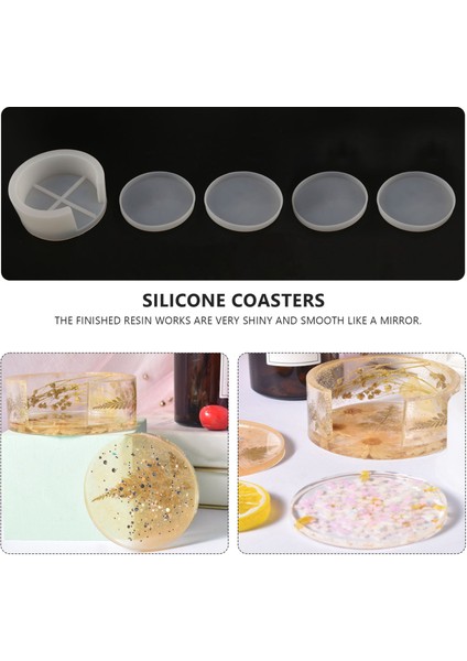 Coaster Reçine Kalıpları, Silikon Coaster Saklama Kutusu Kalıbı, Reçine Için Epoksi Reçine Kalıpları, Bardak Paspasları, Ev Dekorasyonu (Yurt Dışından)