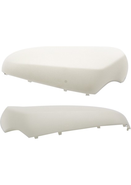 2 Adet Yan Kapı Kanat Dikiz Aynası Kapağı Opel H Mk5 2004-2013 Beyaz ile Uyumlu (Yurt Dışından)