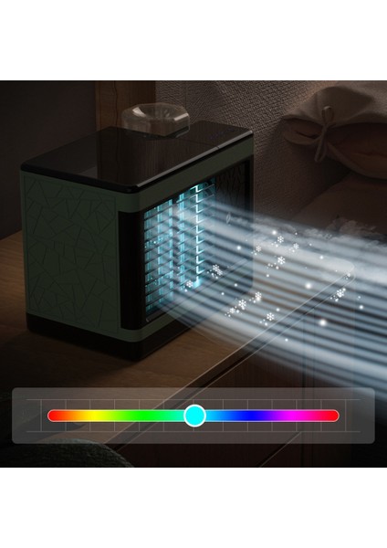 Taşınabilir Klima Mini Soğutucu Çok Fonksiyonlu Nemlendirici Arıtma Ev Soğutma Için Küçük Yeşil (Yurt Dışından) fiyatları