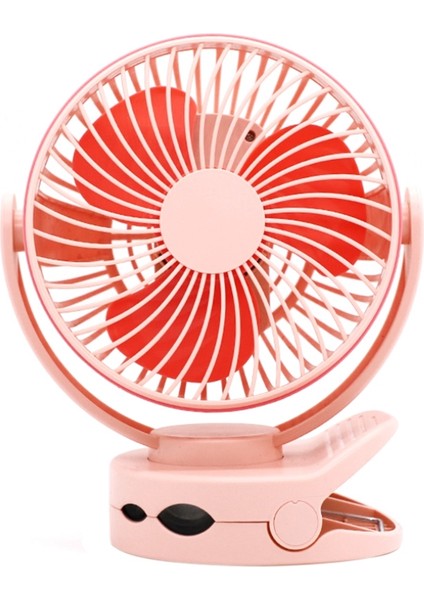 Yeni USB Mini Fan Klipsi Şarj Dönen Taşınabilir Masaüstü Sessiz Masa Öğrenci Yurdu-Mavi (Yurt Dışından) fiyatları