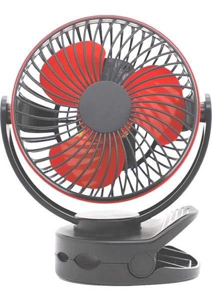 Yeni USB Mini Fan Klipsi Şarj Dönen Taşınabilir Masaüstü Sessiz Masa Öğrenci Yurdu-Mavi (Yurt Dışından) modelleri