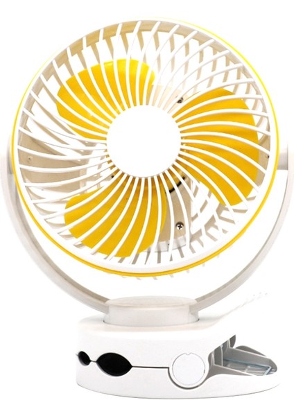 Yeni USB Mini Fan Klipsi Şarj Dönen Taşınabilir Masaüstü Sessiz Masa Öğrenci Yurdu-Mavi (Yurt Dışından) fırsatları