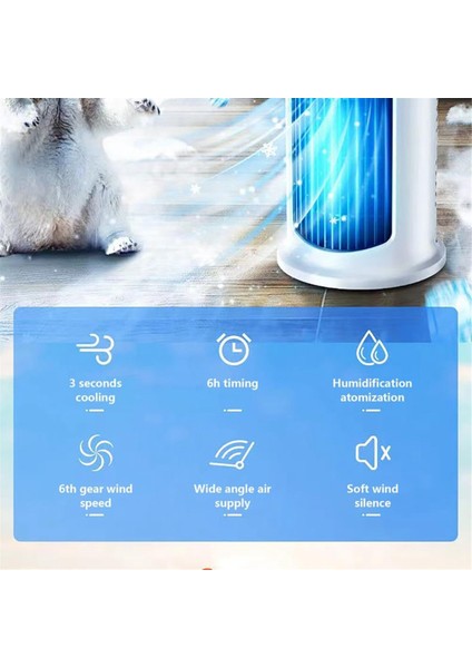 Çok Fonksiyonlu Masaüstü Fan Mini Evaporatif Soğutucu Taşınabilir Ayarlanabilir Serin Mist Nemlendirici (Yurt Dışından) modelleri