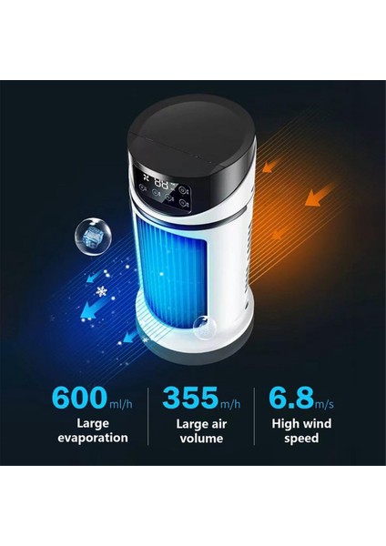 Çok Fonksiyonlu Masaüstü Fan Mini Evaporatif Soğutucu Taşınabilir Ayarlanabilir Serin Mist Nemlendirici (Yurt Dışından) fırsatları