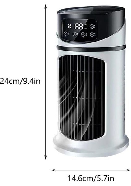 Çok Fonksiyonlu Masaüstü Fan Mini Evaporatif Soğutucu Taşınabilir Ayarlanabilir Serin Mist Nemlendirici (Yurt Dışından) indirimleri