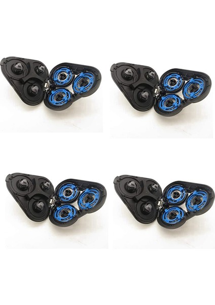 Philips Norelco Serisi 5000 Tıraş Makineleri Için 4x Yedek Komple Kafa Düzeneği (Yurt Dışından)