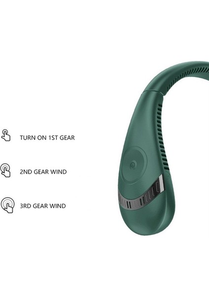 Ayarlanabilir Hıza Sahip Mini Fan Açık Hava Sporlarına Uygun Koşu Fitness Katlanabilir Bıçaksız Soğutma (Yurt Dışından) fırsatları