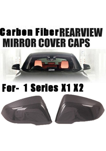 Karbon Fiber Yan Ayna Kapağı Dikiz Aynası Kapağı 1 Serisi X1 X2 ile Uyumlu (Yurt Dışından) fiyatları