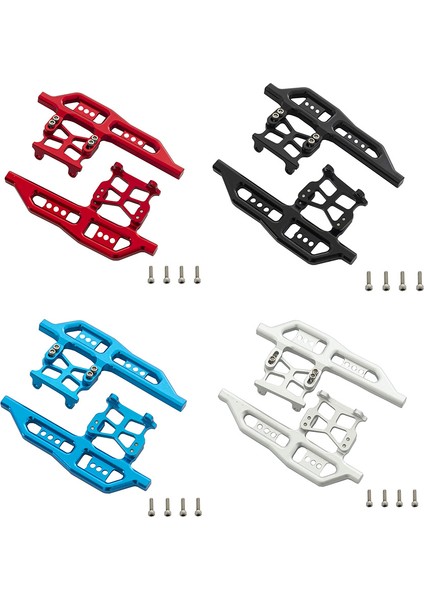 Eksenel SCX24 90081 AXI00001 1/24 Rc Paletli Araba Metal Yan Pedal Kaydırıcı Çerçeve Pedal Yükseltme Parçaları Aksesuarları, 4 (Yurt Dışından)