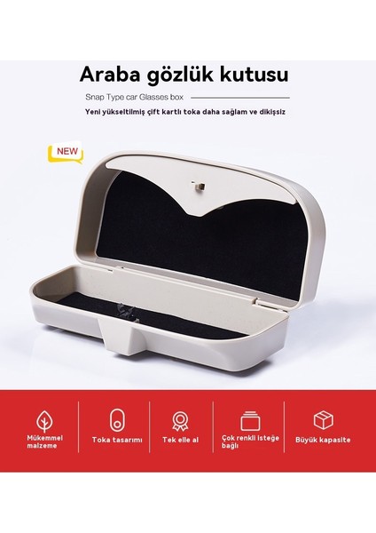 Araba Gözlük Kılıfı Güneş Vizörü Depolama Güneş Gözlüğü Kılıfı Tahribatsız Kurulum Evrensel Gözlük Kılıfı Araba (Yurt Dışından) modelleri