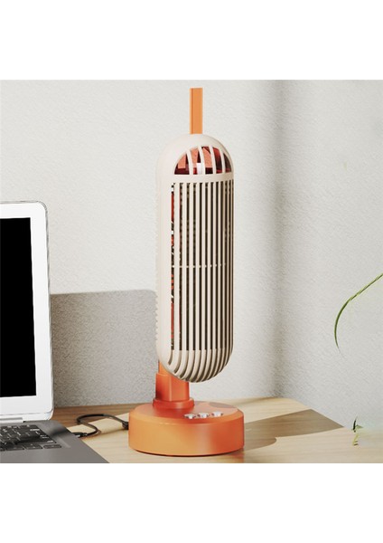 USB Kule Fanı 2400 Mah Pil Şarj Edilebilir Masa Ev Çalışması Için Taşınabilir Masaüstü Hava Soğutucu Kamp-A (Yurt Dışından) fiyatları