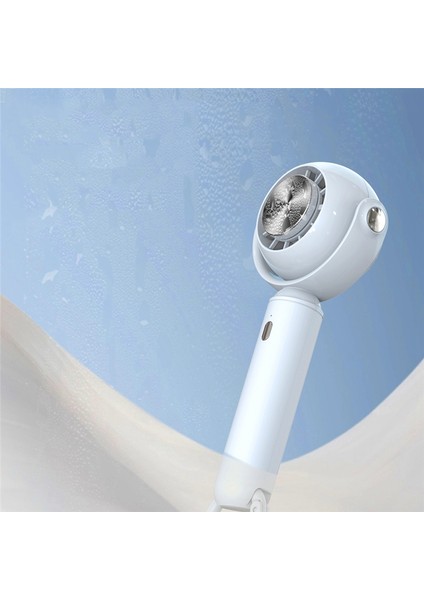 Taşınabilir El Fanı Yarıiletken Soğutma Soğutma USB Şarj Edilebilir Sessiz Mini Hava Soğutucu Ofis Dış Mekan-C (Yurt Dışından)