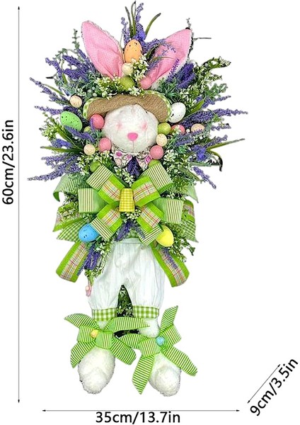 Paskalya Günü Çelenk Dekorasyon Paskalya Çelenk Ön Kapı Duvar Pencere Dekor Ev Çiftlik Evi Süslemeleri Için (Yurt Dışından) fiyatları