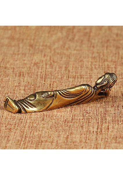 Декоративные Подарки,2x Mini Retro Altın Yalan Amitabha Buda Heykeli Buda Heykel Figürleri Bakır Saf Pirinç Ev Dekorasyon Buda (Yurt Dışından)