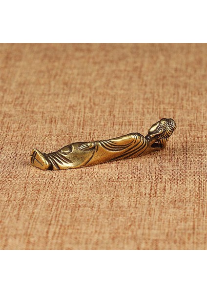 Декоративные Подарки,2x Mini Retro Altın Yalan Amitabha Buda Heykeli Buda Heykel Figürleri Bakır Saf Pirinç Ev Dekorasyon Buda (Yurt Dışından)