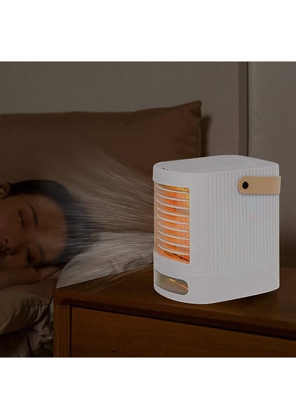 Hava Soğutucu, Kişisel Masa Fanı 3'ü 1 Arada Küçük Evaporatif Soğutucular, Nemlendirici, Fan Hızlarına Sahip Arıtma, Ofis Yatak Odası Için (Yurt Dışından) indirimleri