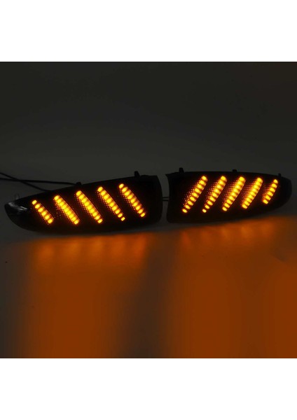 Dumanlı Araba LED Yan Dikiz Aynası Işık Dönüş Sinyali Gösterge Işıkları Süper Görev ile Uyumlu F250 F350 F450 F550 2003-2007 (Yurt Dışından)