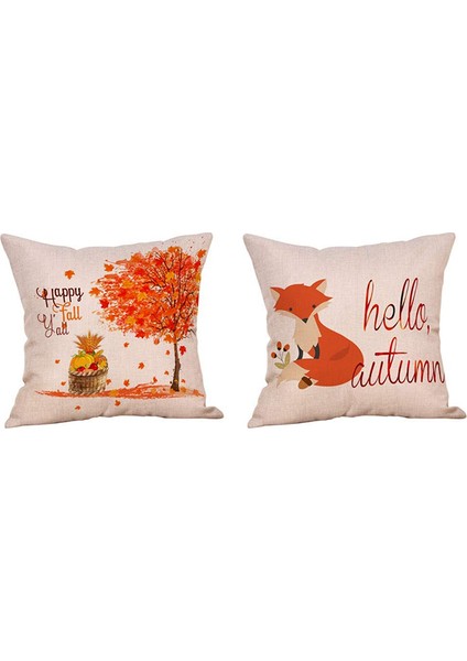4 Paket Haydi Aşık Olalım Tırnaklar Atın Yastık Kılıfı Kabaklı Kamyon Cadılar Bayramı Sgiving Minder Örtüsü 18 x 18 Inç Pamuk Keten Sonbahar Çiftlik Evi Dekoru (Fall In Love) (Yurt Dışından) fiyatları