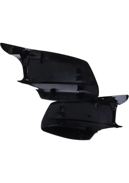Dikiz Aynası Kapakları Kanat Yan Ayna Kapakları 5 Serisi ile Uyumlu F10 F11 F18 Pre- 51167216369,51167216370 Parlak Siyah (Yurt Dışından) fırsatları