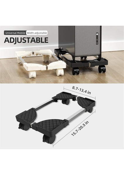 Tower Standı, Ayarlanabilir Mobil Cpu Standı, Cpu Tutucu Pc Tower Standı, Tekerlekli Tekerlekler, Pc Zemin Yükseltici Standı Beyaz (Yurt Dışından) modelleri