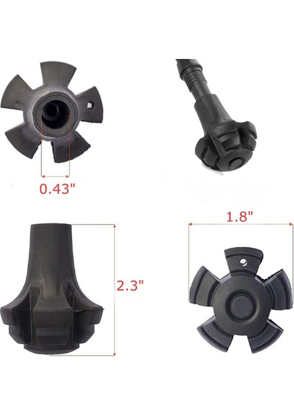 10 Adet Trekking Direği Kapakları Yedek Aksesuarlar Trekking Ipuçları Sonu Yürüyüş Trekking Sopası ile Uyumlu (Yurt Dışından) fiyatları