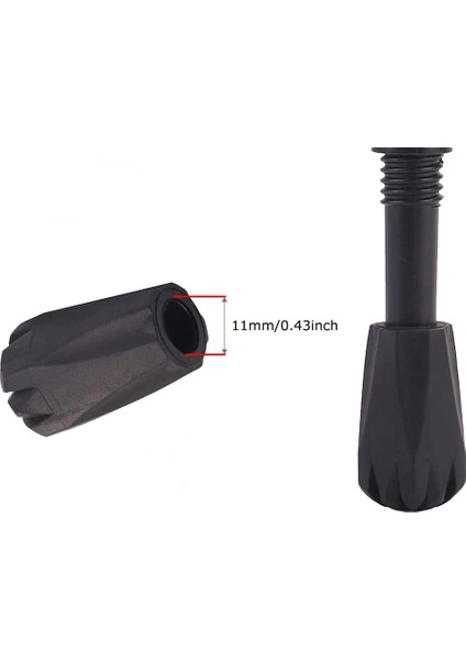 10 Adet Trekking Direği Kapakları Yedek Aksesuarlar Trekking Ipuçları Sonu Yürüyüş Trekking Sopası ile Uyumlu (Yurt Dışından) modelleri