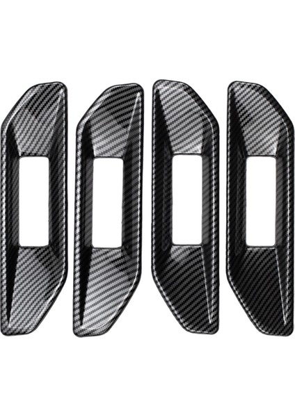 4 Adet Abs Iç Dekoratif Iç Kapı Kolu Kapı Kol Dayama Paneli Kapak Trim Ranger Everest 2023 ile Uyumlu (Yurt Dışından)