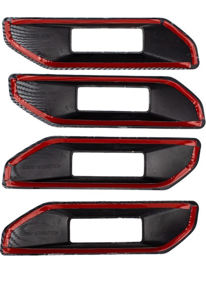 4 Adet Abs Iç Dekoratif Iç Kapı Kolu Kapı Kol Dayama Paneli Kapak Trim Ranger Everest 2023 ile Uyumlu (Yurt Dışından) fiyatları