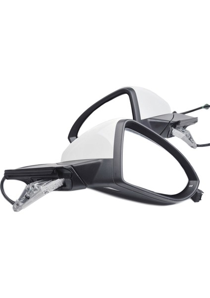 Sağ Sağ Yan Dikiz Aynası Montajı Gözlük Kapaklı Manuel Katlanır Golf 7 Mk7 Mk7.5 ile Uyumlu Beyaz 6 Tel (Yurt Dışından) indirimleri