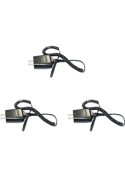 3x Güç Kablosu Braun Tıraş Makinesi Serisi 7 3 5 S3 Şarj Cihazı Braun Elektrikli Tıraş Makinesi 190/199 Yedek 12 V Adaptör Abd Plug (Yurt Dışından)