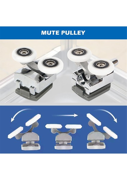 Kavisli Duş Kapı Silindirleri, 8 Adet Duş Cam Kapı Silindirleri, Kavisli Banyo Için Yedek Duş Kapı Tekerlekleri (Yurt Dışından) fiyatları