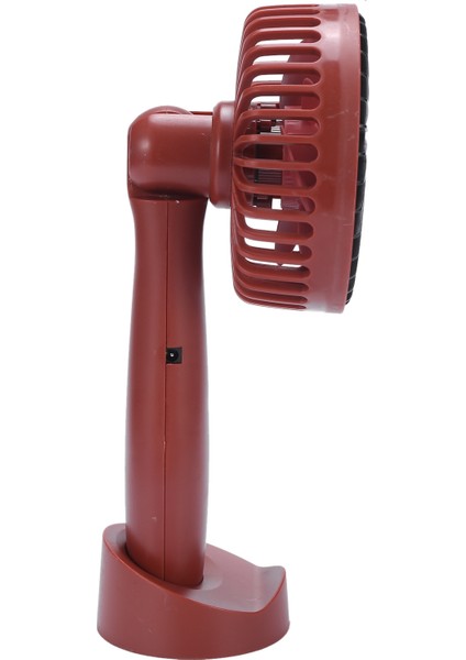 Mini Taşınabilir Asılı USB Şarj Fanı Dönen El Masaüstü Soğutma Soğutucu Cep Telefonu Tutucu (Tuğla Kırmızısı) (Yurt Dışından) indirimleri