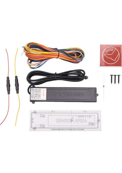 Araba Bir Ayak Otomatik Bagaj Önyükleme Kick Sensörü Elektrikli Akıllı Kick Anahtarı Araba Bagaj Açma Sensörü ile Uyumlu (Yurt Dışından)
