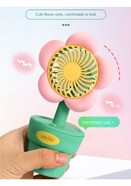 Taşınabilir USB Fan Şarj El Mini Doğum Günü Hediyeleri Için Sevimli Stil Sarı (Yurt Dışından) modelleri