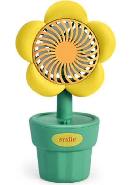 Taşınabilir USB Fan Şarj El Mini Doğum Günü Hediyeleri Için Sevimli Stil Sarı (Yurt Dışından) indirimleri