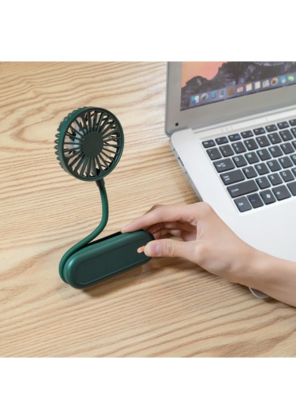 Cep Fanları USB Şarjı Mini Tutma Dış Mekan Sika Taşınabilir Küçük Fan Mini Hava Soğutucu Yeşili Getirin (Yurt Dışından)