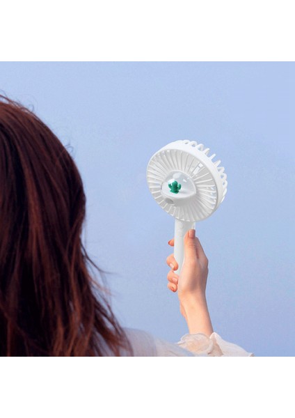 Taşınabilir El Mini Fan Elektrikli USB Şarj Edilebilir Misting Maker Nemlendirici Su Hava Soğutucu Beyaz (Yurt Dışından) modelleri