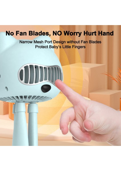 El Gezginci Fanı Bıçaksız, Esnek Tripod Klipsli Küçük Mini Kişisel Taşınabilir, Bebek Mavisi Için Klips (Yurt Dışından) fırsatları