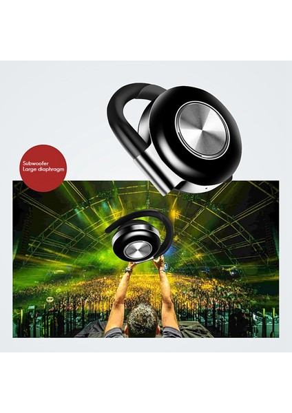 Tws Bluetooth Kulaklık 5.0 Kablosuz Binaural Stereo Spor Asılı Kulak V5 Kulaklık (Yurt Dışından)