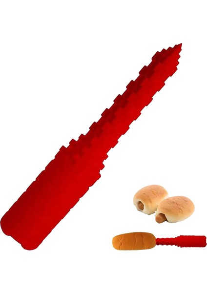 Barbekü Kesme Izgara Ekmek Aracı Hot Dog Bun Delici Bir Delik Matkap Sızdırmaz Hotdogs Sosis (Yurt Dışından)