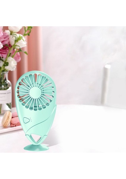 USB El Fanı Taşınabilir Masa Soğutma 300MAH Şarj Edilebilir Pil ile 3 Hız Ayarı (Yurt Dışından)