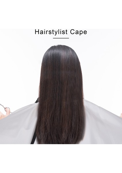Beyaz Yeni Yetişkin Salon Saç Kesim Kuaförlük Berberler Saç Stilisti Pelerin Elbisesi Su Geçirmez Berber Örtü Bezi Şeffaf Kapakları (Yurt Dışından) modelleri
