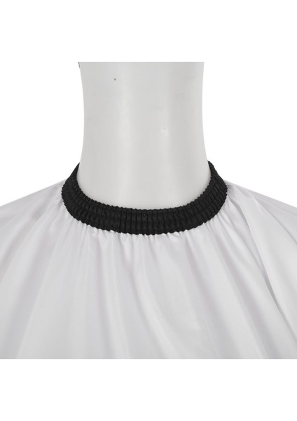 Beyaz Yeni Yetişkin Salon Saç Kesim Kuaförlük Berberler Saç Stilisti Pelerin Elbisesi Su Geçirmez Berber Örtü Bezi Şeffaf Kapakları (Yurt Dışından) indirimleri