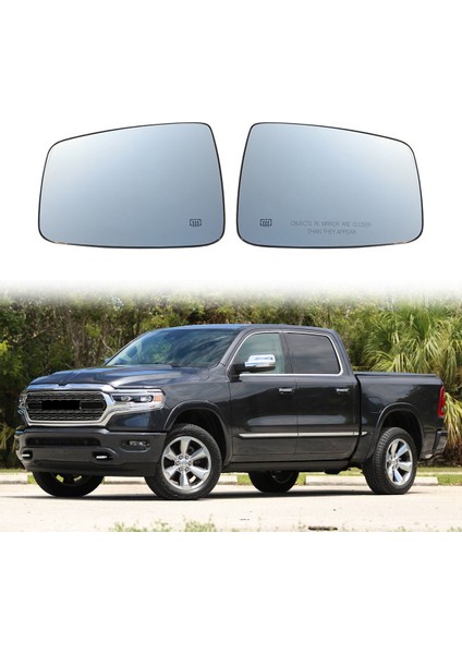 2009-2019 Ram 1500 2500 ile Uyumlu Araba Ön Sol Isıtmalı Yan Kapı Kanat Dikiz Aynası Lens Camı (Yurt Dışından) fiyatları