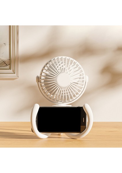 Bebek Arabası Sarma Fanı Taşınabilir El USB Küçük Yaz Dilsiz Mini Ahtapot Elektrikli Masa Açı Ayarı A (Yurt Dışından)