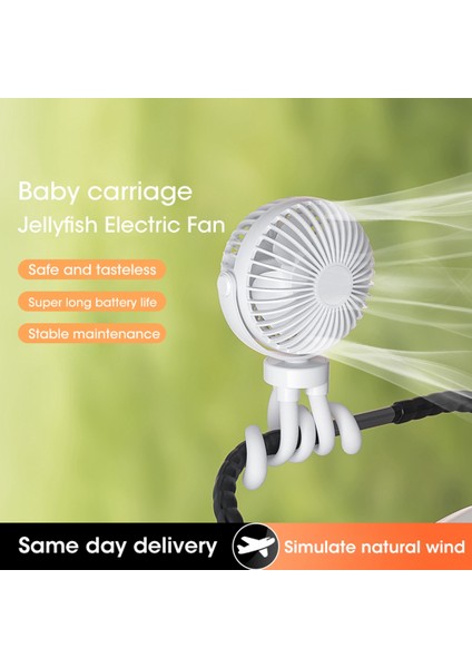 Bebek Arabası Sarma Fanı Taşınabilir El USB Küçük Yaz Dilsiz Mini Ahtapot Elektrikli Masa Açı Ayarı A (Yurt Dışından) modelleri
